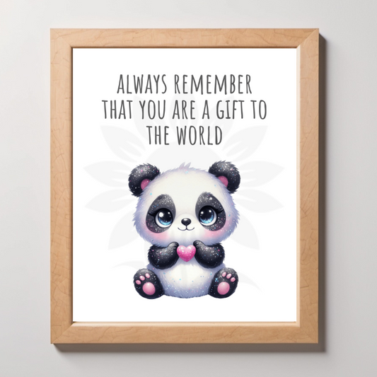 Always Remember that You are a Gift - Printable Wall Art for Kids